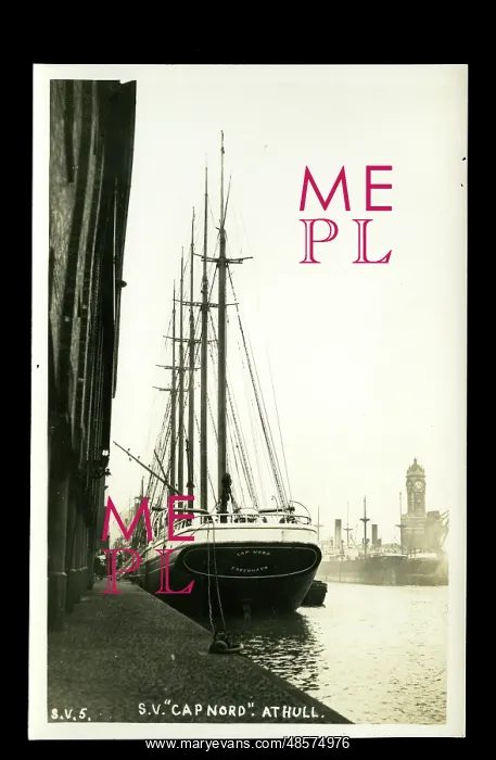 : Sailing vessel Cap Nord at Hull : Sailing vessel Cap Nord at Hull