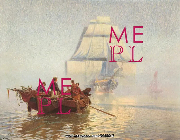 : Sailing vessel in the morning mist, 1911 : Sailing vessel in the morning mist, 1911