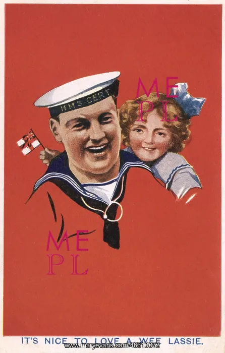 : Sailor with his daughter : Sailor with his daughter