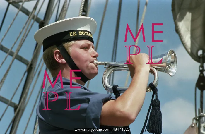 : Sailor with horn : Sailor with horn