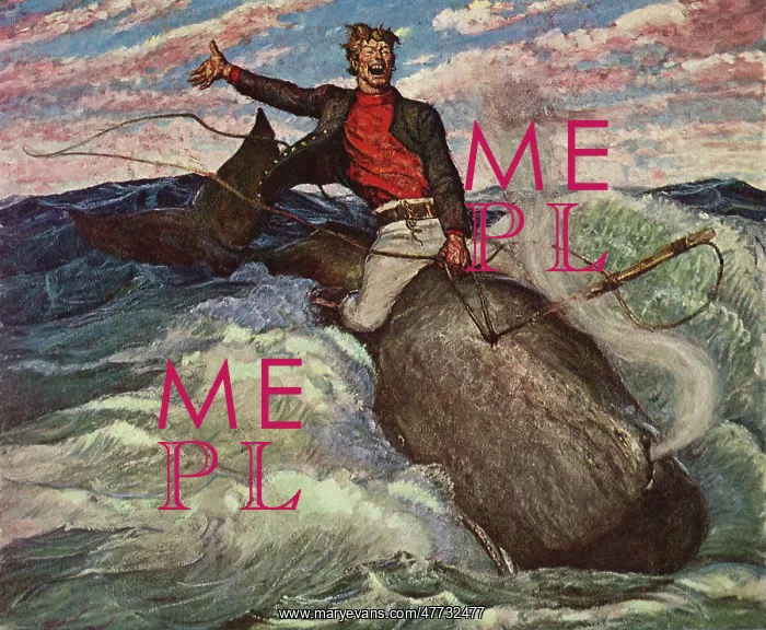  : Sailor rides Harpooned Whale