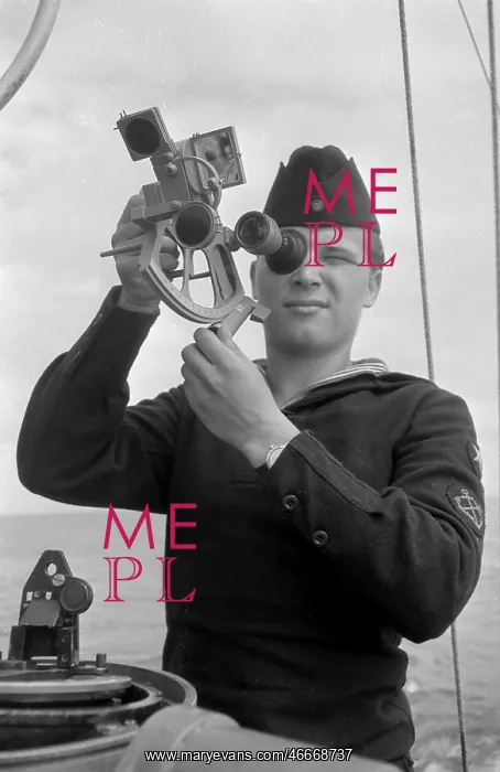  : Sailor with a sextant 1958