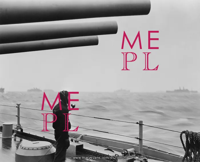 : A sailor on a warship keeps alert watch over merchant : A sailor on a warship keeps alert watch over merchant