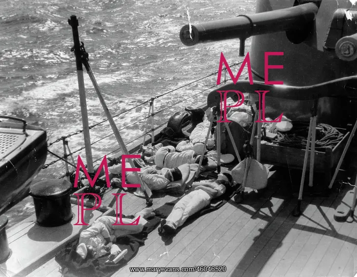 : Sailors take a nap : Sailors take a nap