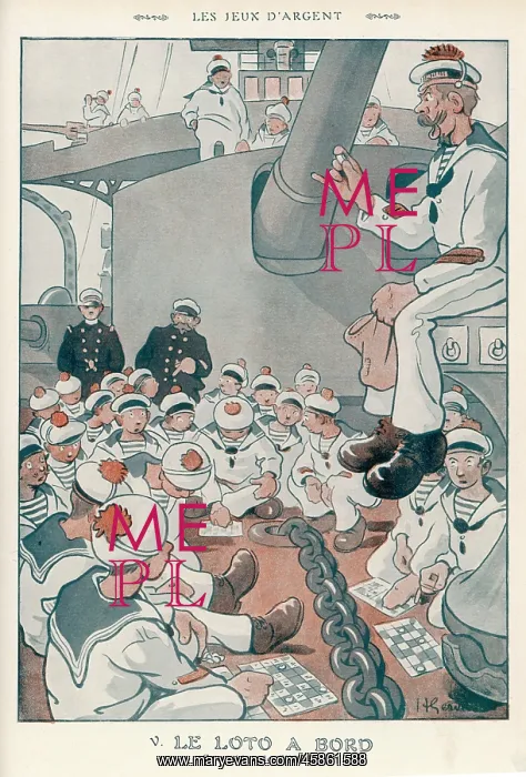  : SAILORS PLAYING BINGO