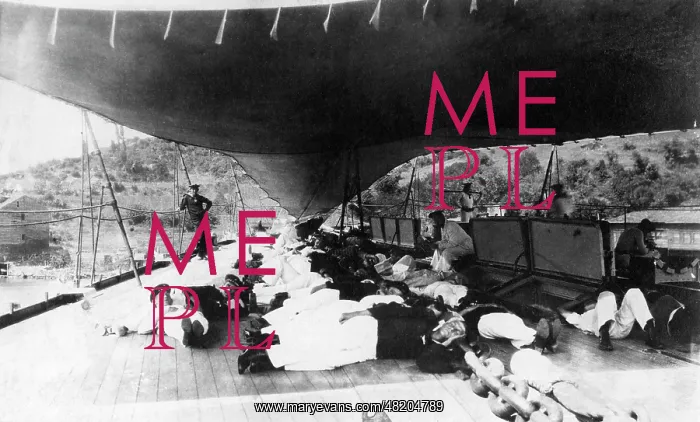 : Sailors of the SMS Goeben taking a nap, 1916 : Sailors of the SMS Goeben taking a nap, 1916