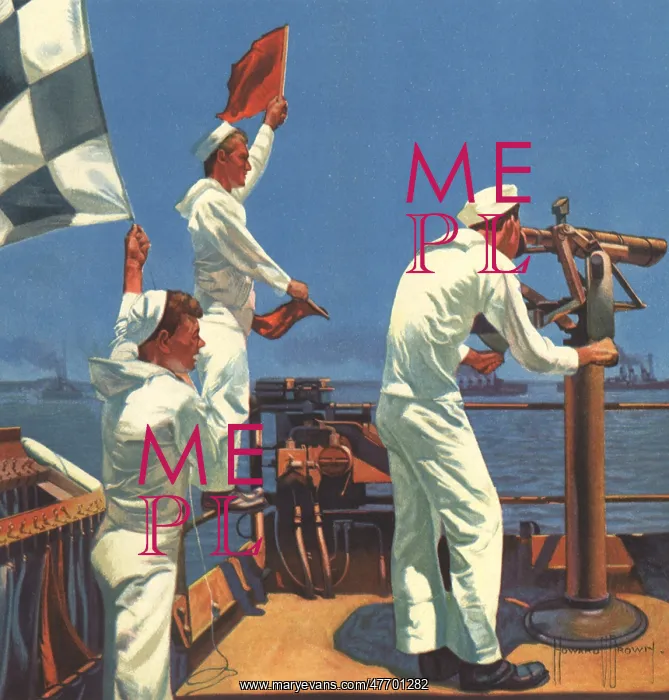 : Sailors Use Semaphore : Sailors Use Semaphore