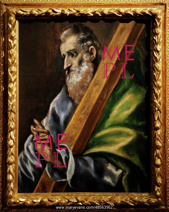 : Saint Andrew the Apostle, by El Greco : Saint Andrew the Apostle, by El Greco