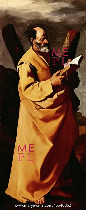 : Saint Andrew, by Francisco de Zurbaran : Saint Andrew, by Francisco de Zurbaran