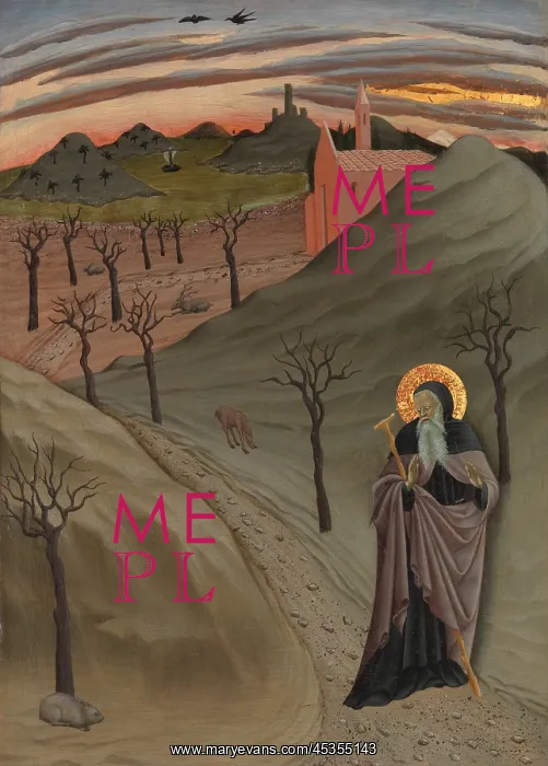 : SAINT ANTHONY THE ABBOT IN THE WILDERNESS, by Osservanza : SAINT ANTHONY THE ABBOT IN THE WILDERNESS, by Osservanza