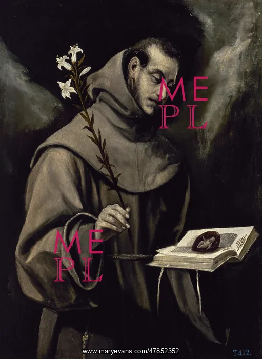 : Saint Anthony of Padua, by El Greco : Saint Anthony of Padua, by El Greco