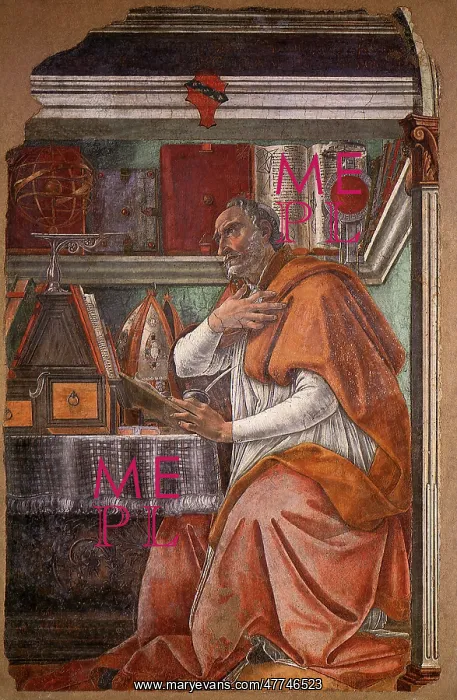  : Saint Augustine, by Botticelli