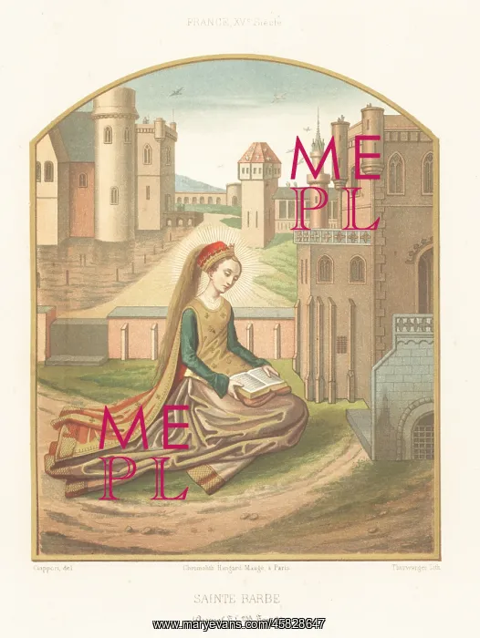 : Saint Barbara, virgin martyr, 3rd century : Saint Barbara, virgin martyr, 3rd century