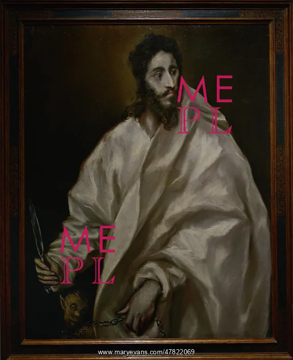 : Saint Bartholomew, by El Greco (1541-1614), circa 1608-1614 : Saint Bartholomew, by El Greco (1541-1614), circa 1608-1614