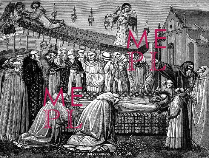 : SAINT BENEDICT DIES : SAINT BENEDICT DIES