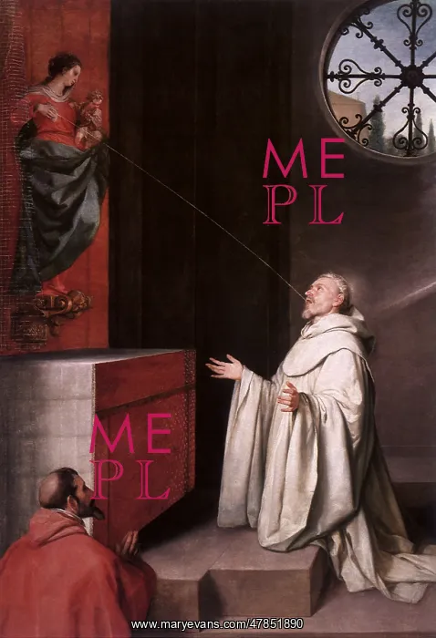  : Saint Bernard and the Virgin