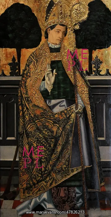 : Saint Blaise of Sebaste (3rd-4th centuries), 1490-1500 : Saint Blaise of Sebaste (3rd-4th centuries), 1490-1500