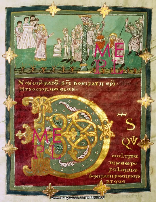 : Saint Boniface (Winfrid), 672 / 673 - 5.6.754 : Saint Boniface (Winfrid), 672 / 673 - 5.6.754