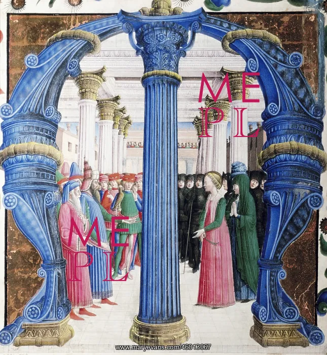 : Saint Catherine of Alexandria visiting Maximinus : Saint Catherine of Alexandria visiting Maximinus