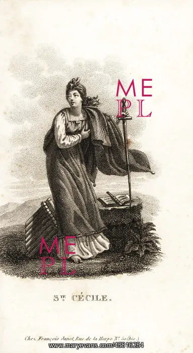 : Saint Cecilia, martyred 232 AD : Saint Cecilia, martyred 232 AD