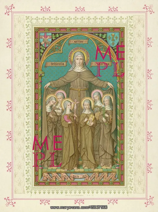 : SAINT CLARE AND SISTERS : SAINT CLARE AND SISTERS