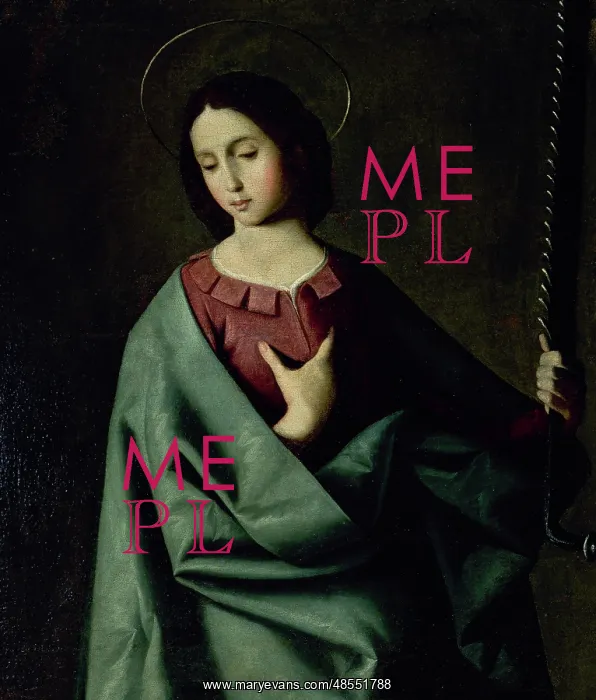 : Saint Euphemia, by Francisco de Zurbaran : Saint Euphemia, by Francisco de Zurbaran