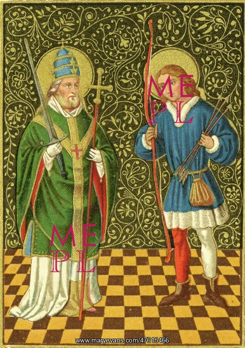 : Saint Fabian and Saint Sebastian : Saint Fabian and Saint Sebastian