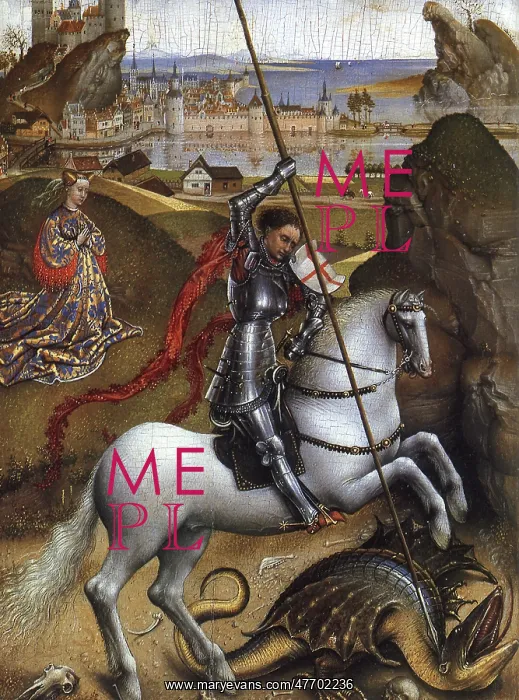 : Saint George and the Dragon, by van der Weyden : Saint George and the Dragon, by van der Weyden
