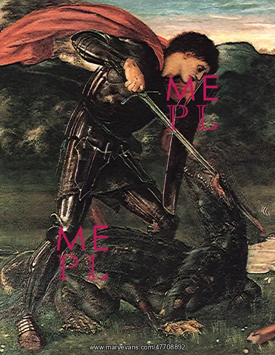 : Saint George Kills the Dragon, by Burne-Jones : Saint George Kills the Dragon, by Burne-Jones
