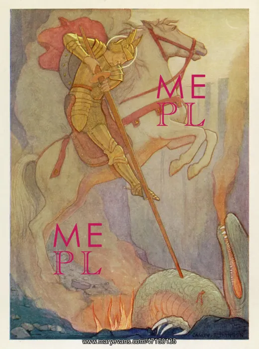 : Saint George slaying the dragon : Saint George slaying the dragon