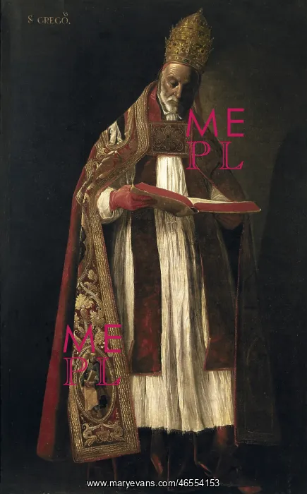 : Saint Gregory the Great, by Francisco de Zurbaran : Saint Gregory the Great, by Francisco de Zurbaran