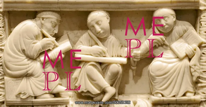 : Saint Gregory the Great with Scribes, 10th C : Saint Gregory the Great with Scribes, 10th C