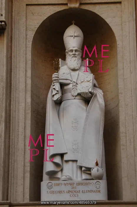 : Saint Gregory the Illuminator (c. 257- c. 331). Statue. St : Saint Gregory the Illuminator (c. 257- c. 331). Statue. St