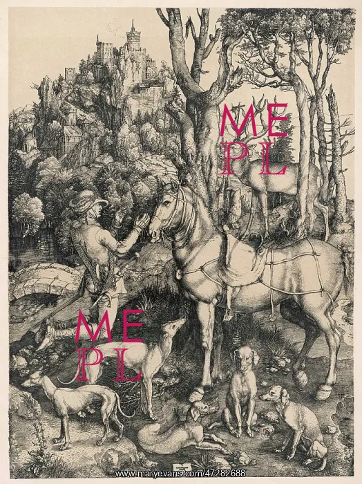 : Saint Hubert - Durer - Hunting : Saint Hubert - Durer - Hunting
