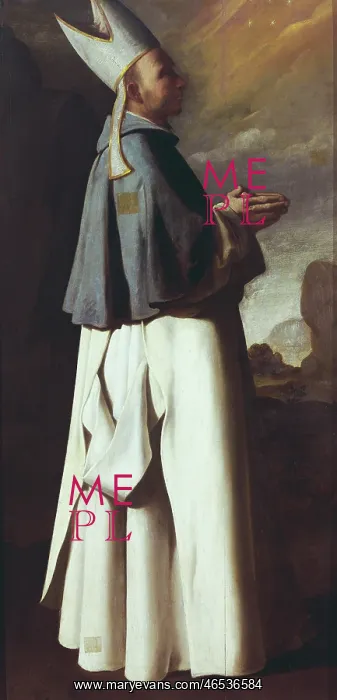 : Saint Hugh, Bishop of Grenoble, by Zurbaran : Saint Hugh, Bishop of Grenoble, by Zurbaran