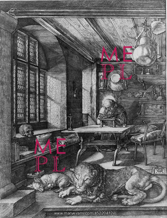 : Saint Jerome (347-410), depicted as a scholar ? : Saint Jerome (347-410), depicted as a scholar ?