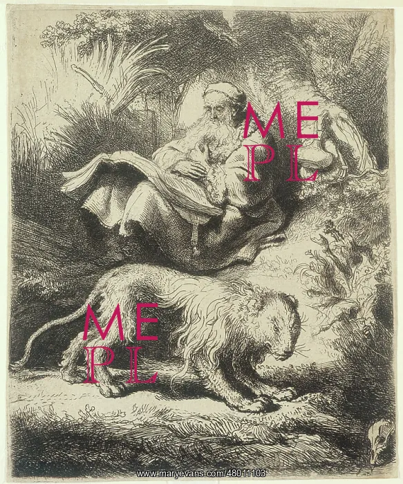  : Saint Jerome reading