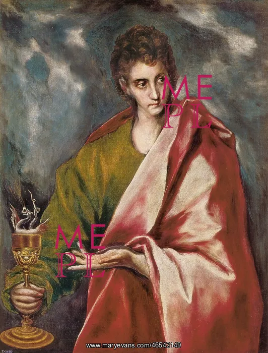 : Saint John the Evangelist, by El Greco : Saint John the Evangelist, by El Greco