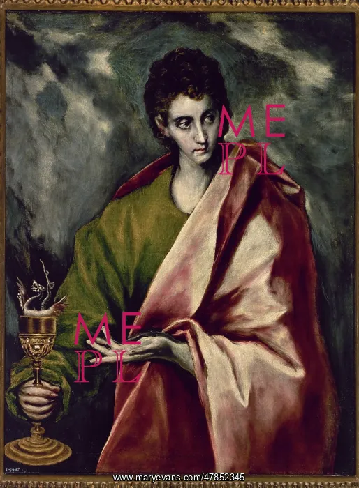 : Saint John the Evangelist, by El Greco : Saint John the Evangelist, by El Greco