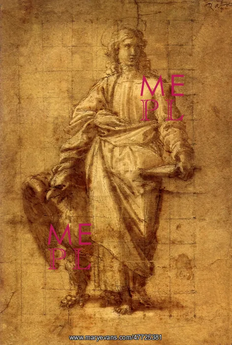 : Saint John the Evangelist, by Raphael : Saint John the Evangelist, by Raphael