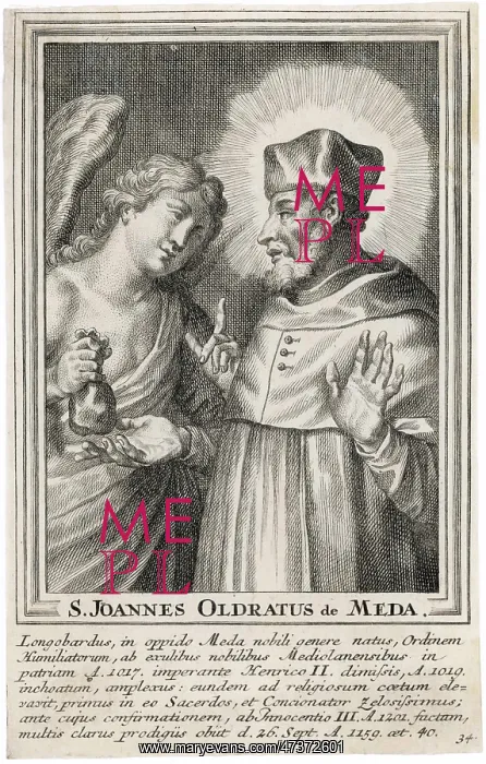 : SAINT JOHN OF MEDA : SAINT JOHN OF MEDA