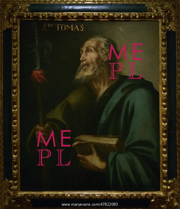 : Saint Jude Thaddeus - attributed to Juan de Valdes Leal : Saint Jude Thaddeus - attributed to Juan de Valdes Leal