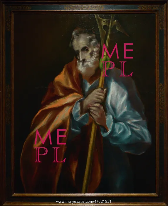 : Saint Jude Thaddeus, by El Greco (1541-1614) : Saint Jude Thaddeus, by El Greco (1541-1614)