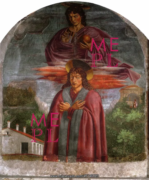 : Saint Julian Receiving Absolution from the Saviour : Saint Julian Receiving Absolution from the Saviour
