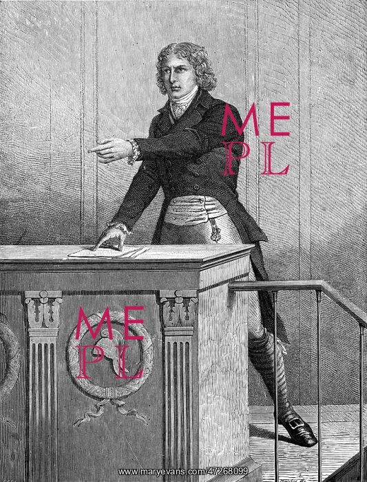 : SAINT JUST, ORATING : SAINT JUST, ORATING