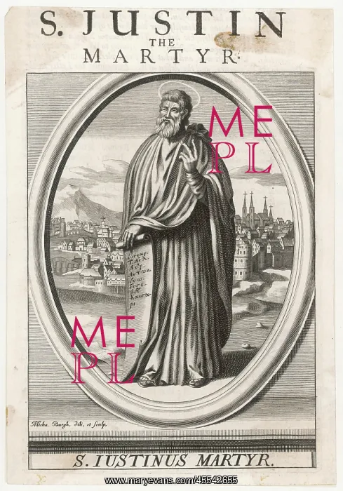 : Saint Justin Martyr : Saint Justin Martyr