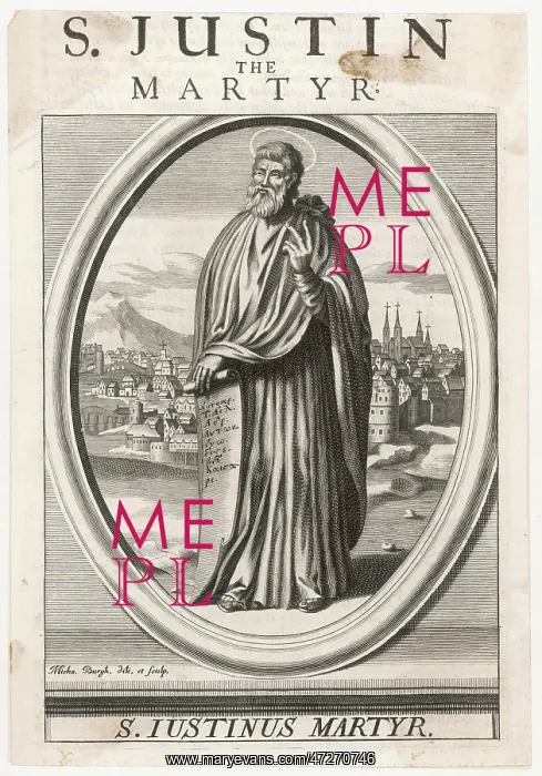 : Saint Justin Martyr : Saint Justin Martyr