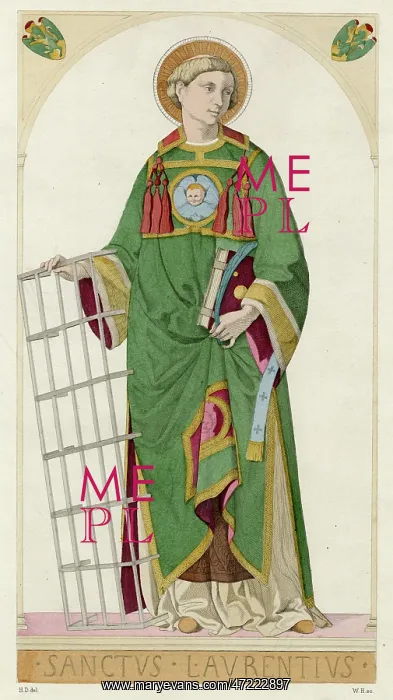 : SAINT LAURENCE OF ROME : SAINT LAURENCE OF ROME