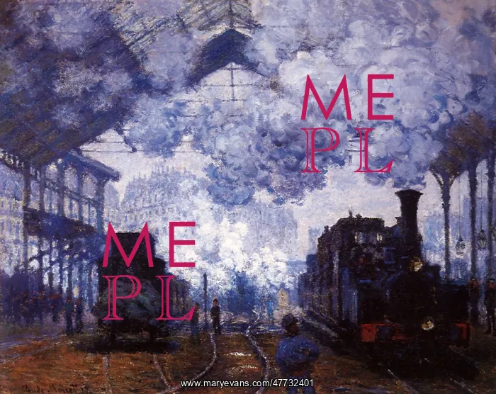  : Saint Lazare Station, Paris, by Monet