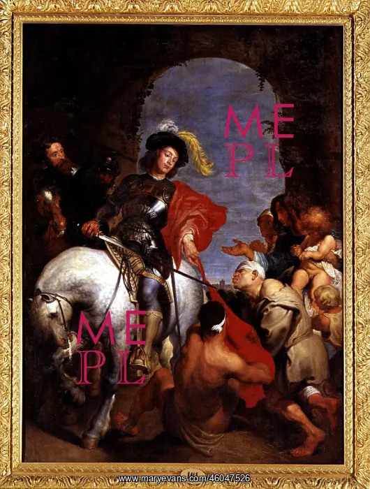 : Saint Martin of Tours, by Van Dyck : Saint Martin of Tours, by Van Dyck